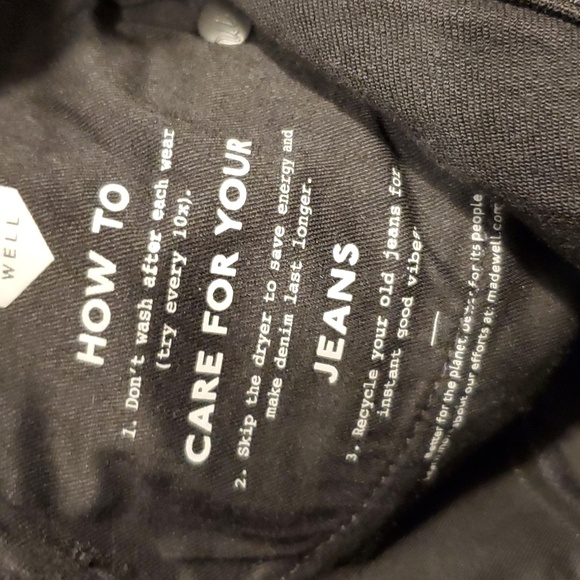 Madewell Curvy Highrise Skinny Jeans In Carbondale Size 25 Petite  NWT'S - Picture 10 of 14